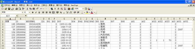 CSV���ļ���ʽ˵��
